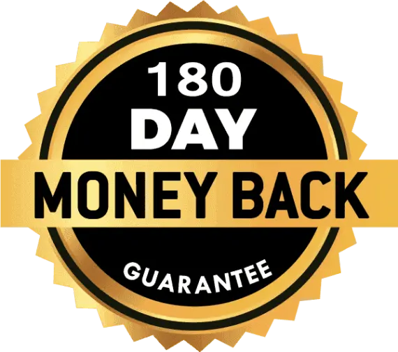 180-Days Money Back Guarantee